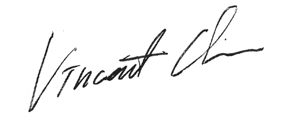 Vincent Chen Signature